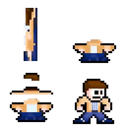 a sprite portraying the developer